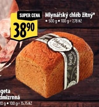 Mlynářský chléb žitný
