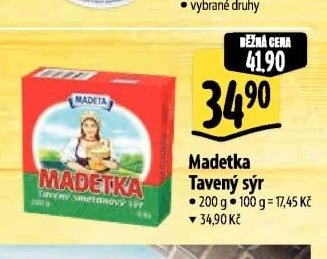 Madetka tavený sýr