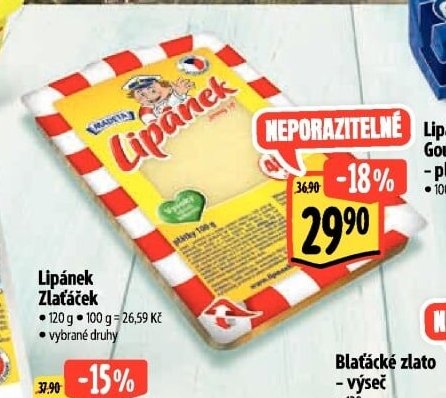 Lipánek Gouda 48% plátky