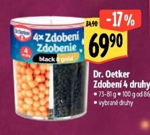 Dr. Oetker Zdobení 4 druhy