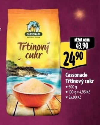 Cassonade Třtinový cukr