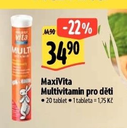 MaxiVita Multivitamin pro děti
