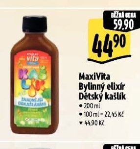 MaxiVita Bylinný elixír Dětský kašlík