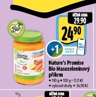 Nature's Promise Bio Masozeleninový příkrm