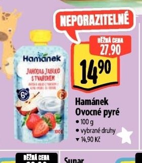 Hamánek Ovocné pyré
