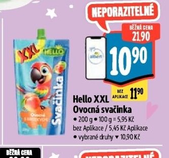 Hello XXL Ovocná svačinka