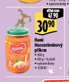 Hami Masozeleninový příkrm