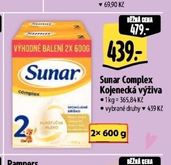 Sunar Complex Kojenecká výživa