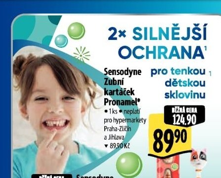 Sensodyne pro tenkou dětskou sklovinu Zubní kartáček Pronamel - Albert akcniletaky.com