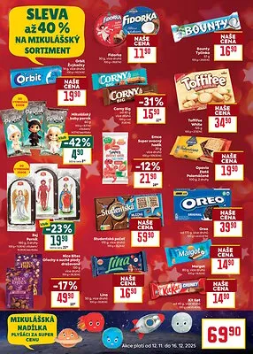 akční leták BILLA 3.12.2025-9.12.2025