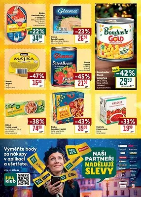 akční leták BILLA 3.12.2025-9.12.2025