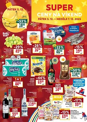 akční leták BILLA 3.12.2025-9.12.2025