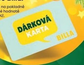 Dárková karta Billa
