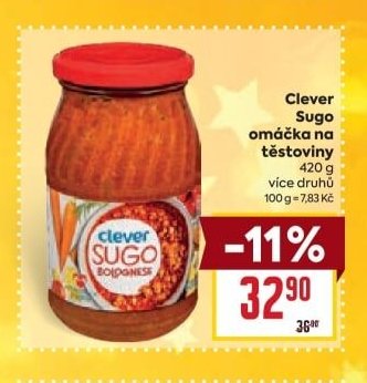 Clever Sugo omáčka na těstoviny
