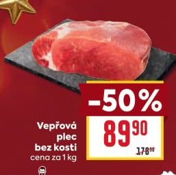 Vepřová plec bez kosti