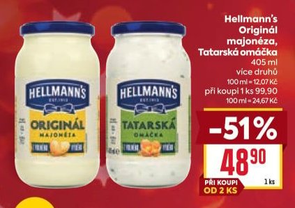 Hellmann's Originál majonéza, Tatarská omáčka
