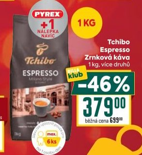 Tchibo Espresso Zrnková káva