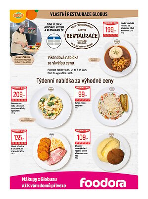 akční leták Globus 3.12.2025-9.12.2025