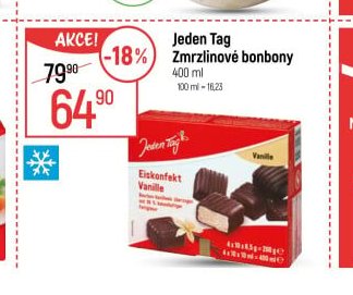 Jeden Tag Zmrzlinové bonbony 400 ml