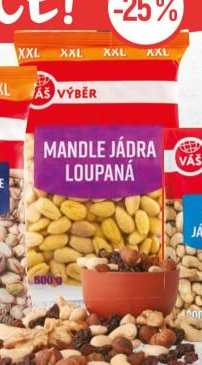 Váš Výběr Mandle jádra loupaná