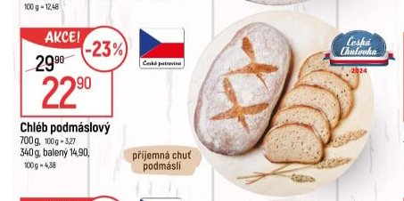 Chléb podmáslový 700 g