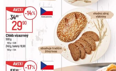 Chléb vícezrnný 500 g