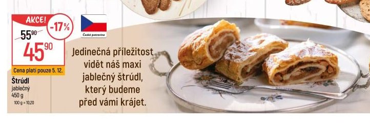 Štrúdl jablečný 450 g