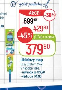 Úklidový mop Easy System Max+