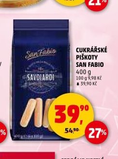 Cukrářské piškoty San Fabio