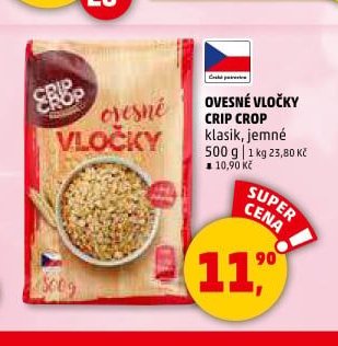 Ovesné vločky Crip Crop