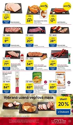 akční leták Tesco 3.12.2025-9.12.2025