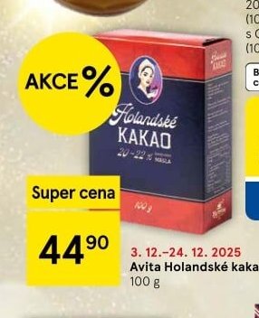 Avita Holandské kakao 100 g