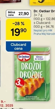 Dr. Oetker Droždí 3x7 g