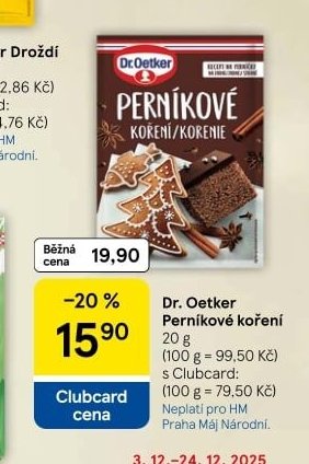Dr. Oetker Perníkové koření 20 g