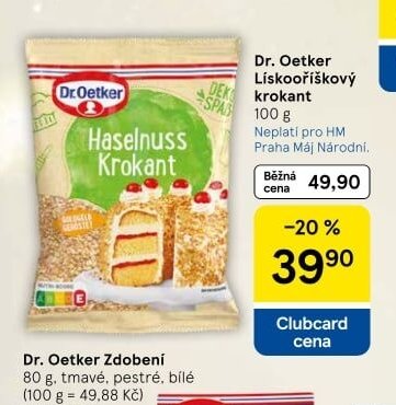 Dr. Oetker Lískooříškový krokant 100 g