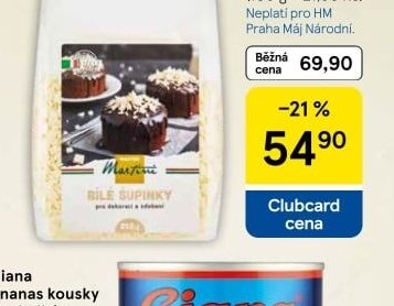 Master Martini Šupinky bílé 250 g