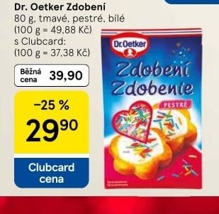 Dr. Oetker Zdobení 80 g
