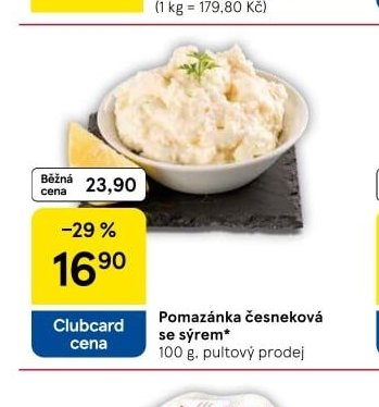 Pomazánka česneková se sýrem*