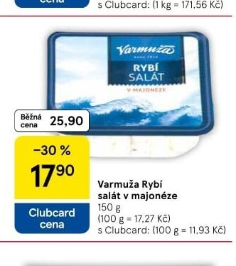 Varmuža Rybí salát v majonéze