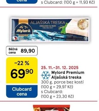 Mylord Premium Aljašská treska