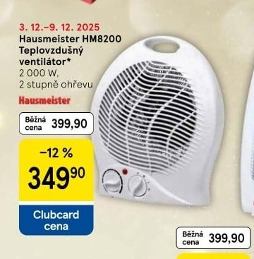 Hausmeister HM8200 Teplovzdušný ventilátor