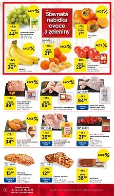 akční leták Tesco 3.12.2025-9.12.2025