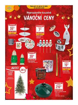 akční leták Globus 3.12.2025-9.12.2025
