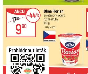 Olma Florian smetanový jogurt