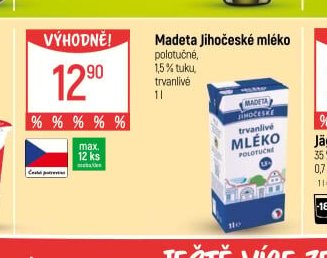 Madeta Jihočeské mléko
