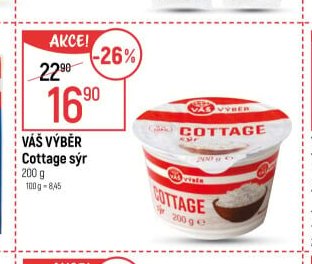 Váš Výběr Cottage sýr 200 g
