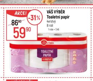 Váš Výběr Toaletní papír