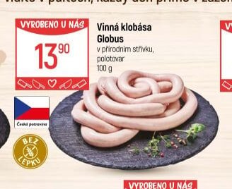 Vinná klobása Globus