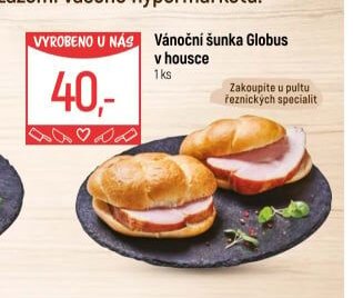Vánoční šunka Globus v housce