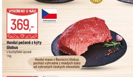 Hovězí pečeně z kýty Globus